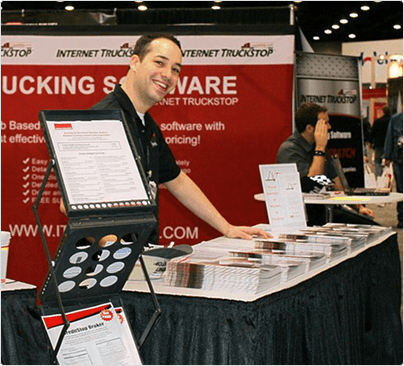 Truckstop vendor booth